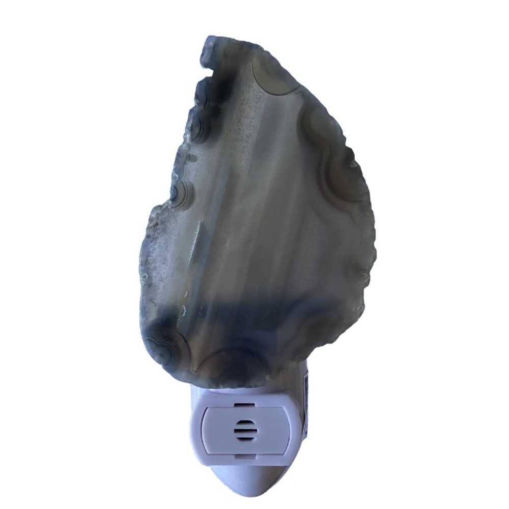 Gray agate night light